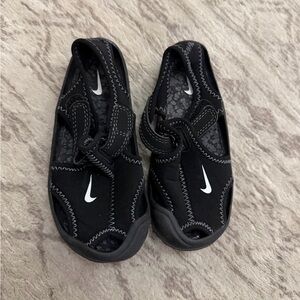 Nike Kids Black and White Water Shoes